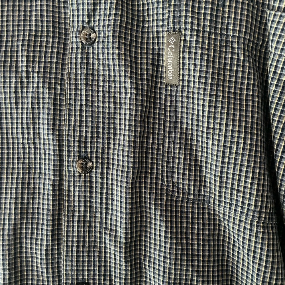 Columbia Checkered Button Down - image 2